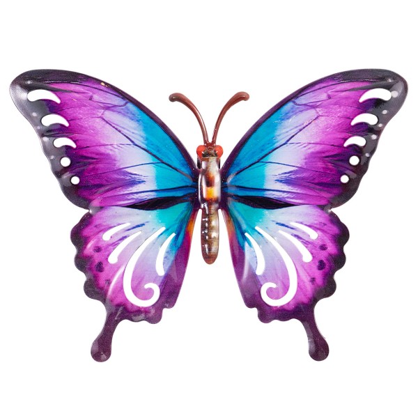 Wanddeko Metall 27cm Butterfly CELESTINA (4Stk)