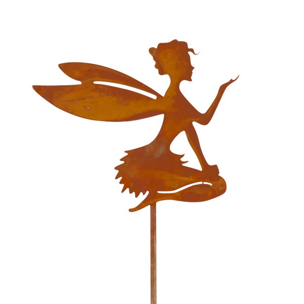 Edelrost Pflanzenstecker S - Relaxing Fairy (6Stk)